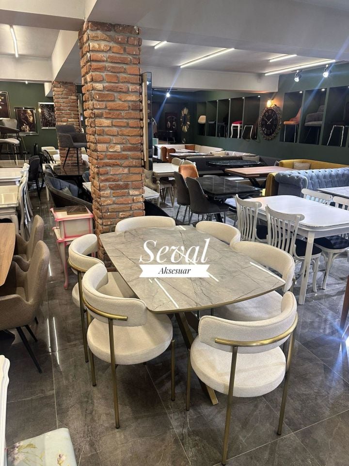 Lagina Örümcek Masa + İ-Tedy Sandalye