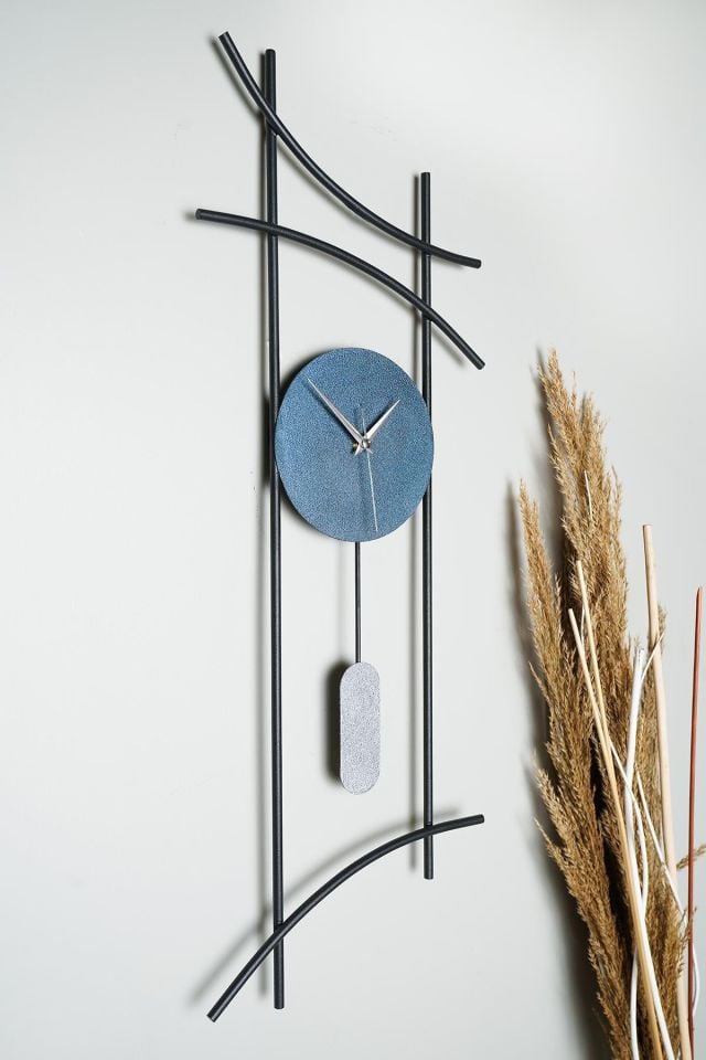 Ken Metal 75-30cm Dekoratif Duvar Saati