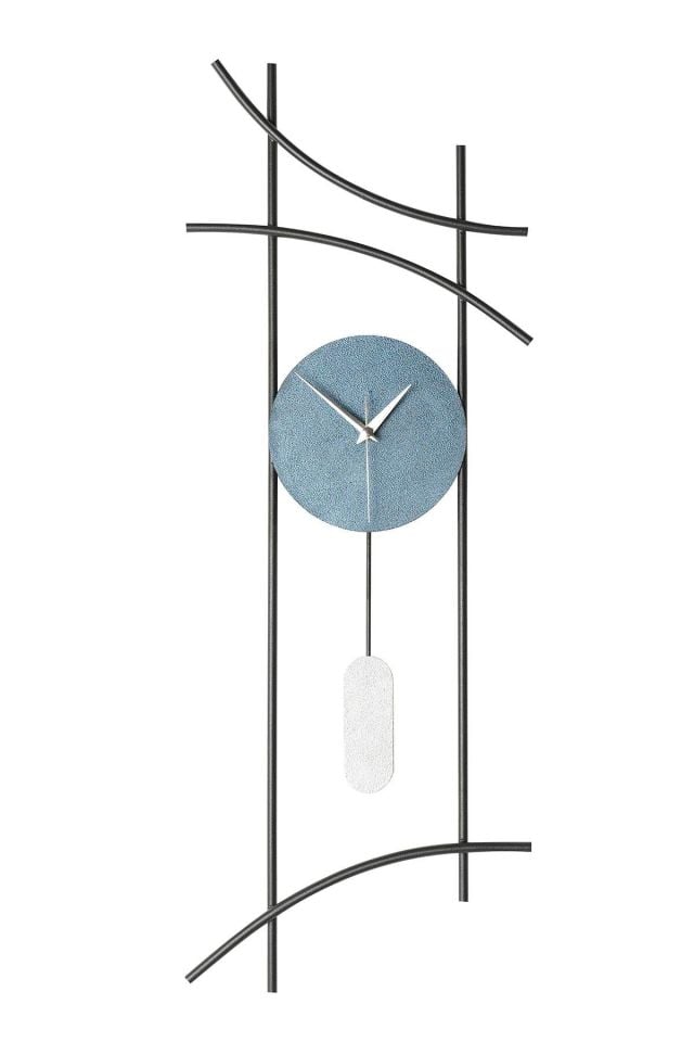 Ken Metal 75-30cm Dekoratif Duvar Saati