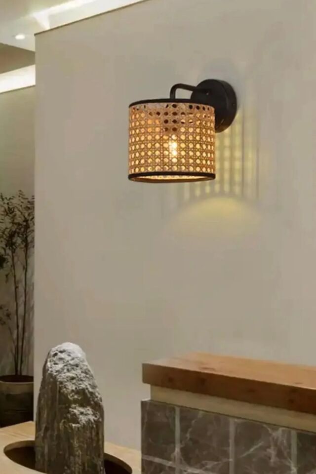 Pena Siyah Rattan Aplik 
