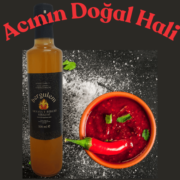 Doğal Arnavut Biberi Sirkesi