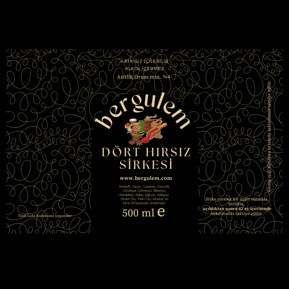 Doğal Dört Hırsız Sirkesi