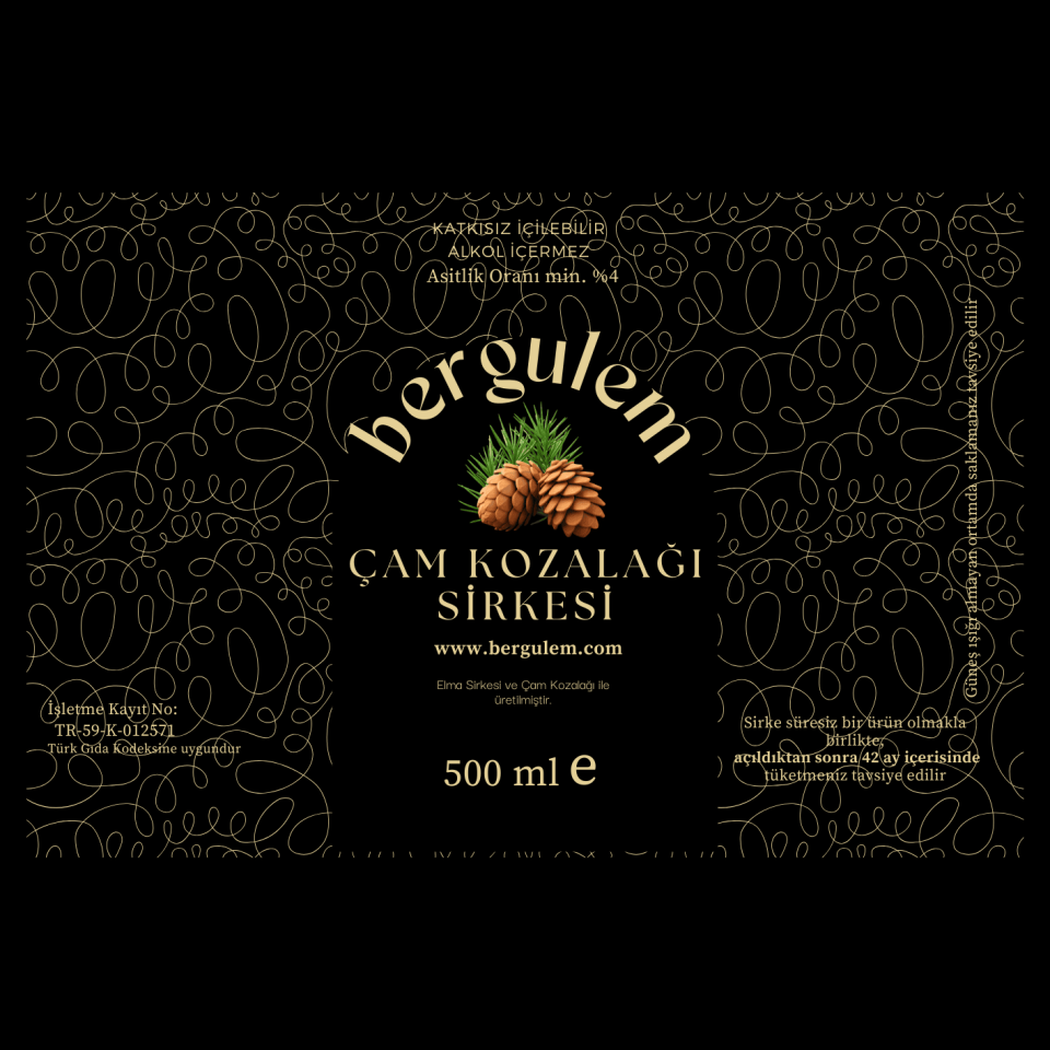 Doğal Çam Kozalağı Sirkesi