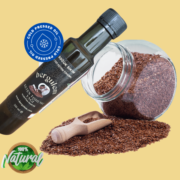 Doğal Keten Tohumu Yağı 250 ml  ( Flax Seed Oil )
