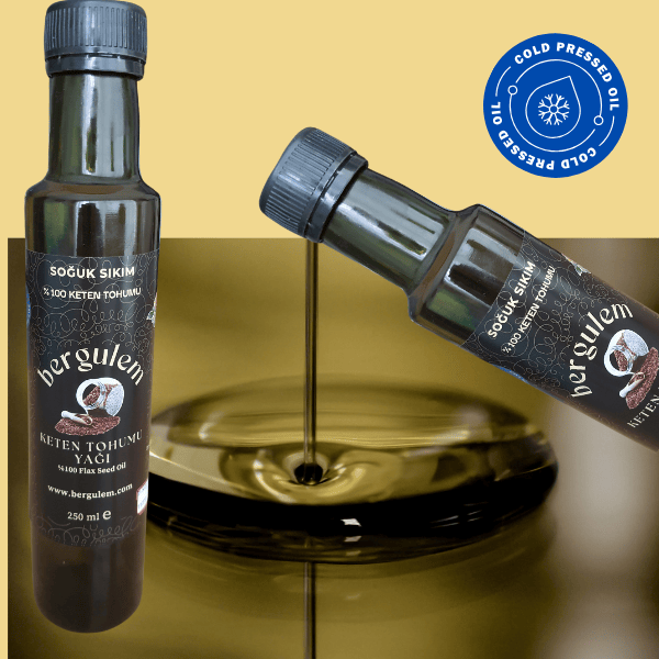Doğal Keten Tohumu Yağı 250 ml  ( Flax Seed Oil )