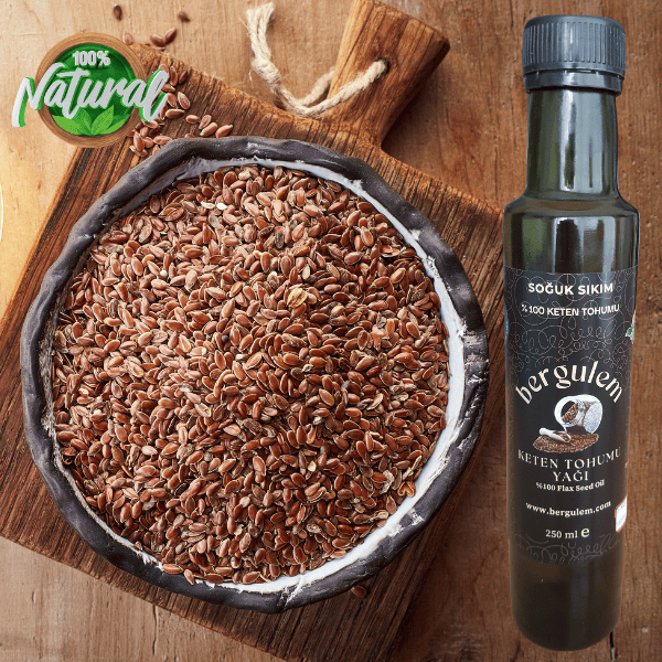 Doğal Keten Tohumu Yağı 250 ml  ( Flax Seed Oil )