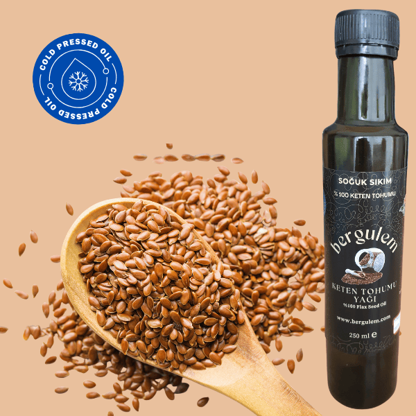 Doğal Keten Tohumu Yağı 250 ml  ( Flax Seed Oil )