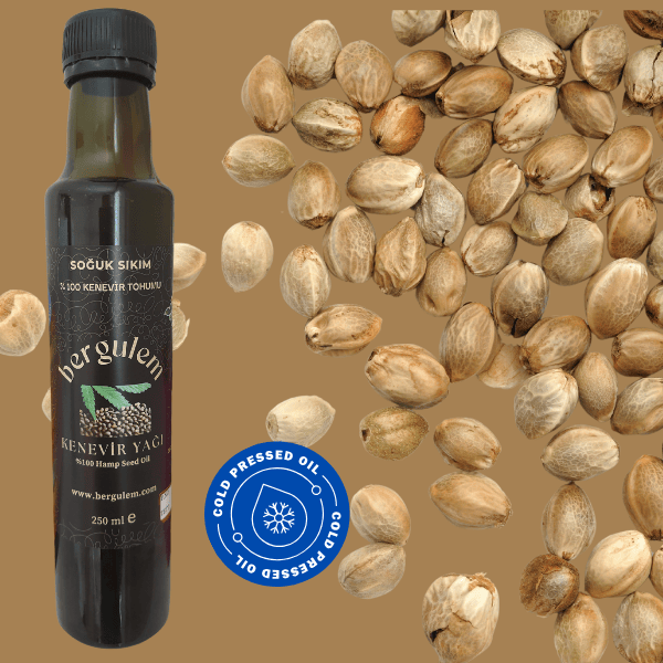 Doğal Kenevir Tohumu Yağı 250ml  ( Hamp Seed Oil )