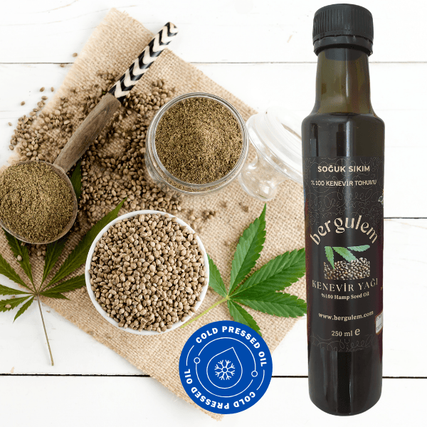 Doğal Kenevir Tohumu Yağı 250ml  ( Hamp Seed Oil )