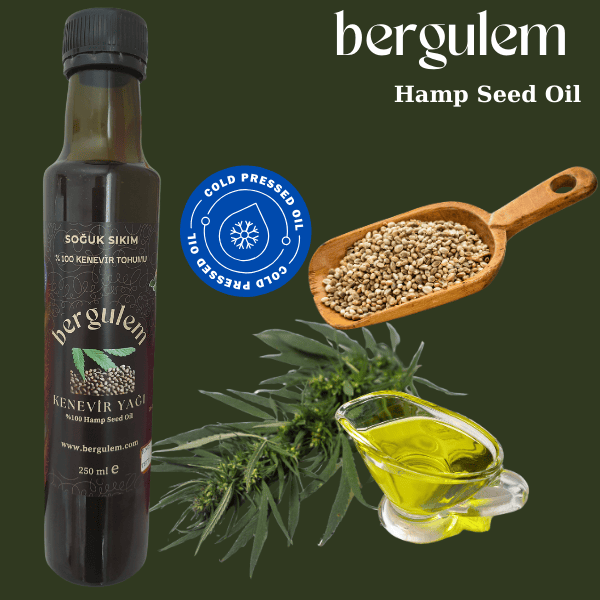 Doğal Kenevir Tohumu Yağı 250ml  ( Hamp Seed Oil )