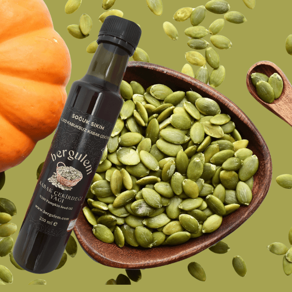 Doğal Kabak Çekirdeği Yağı 250 ml  (Pumpkin Seed Oil)