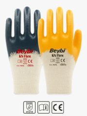 KN Flex Nitril Kaplı Pamuk Eldiven ( 288 ÇİFT / KOLİ )