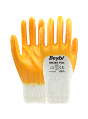 KN350 Flex Nitril Kaplı Pamuk Eldiven ( 288 ÇİFT / KOLİ )