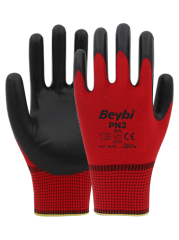 PN2 Polyester Örme Nitril Eldiven ( 504 ÇİFT / KOLİ )