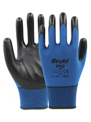 PN2 Polyester Örme Nitril Eldiven ( 504 ÇİFT / KOLİ )