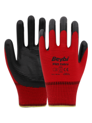 PN5 Zebra Nitril Kaplı Polyester Eldiven ( 288 ÇİFT / KOLİ )