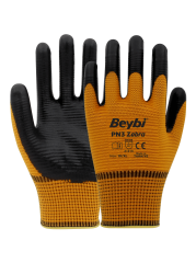 PN3 Zebra Nitril Kaplı Polyester Eldiven ( 288 ÇİFT / KOLİ )