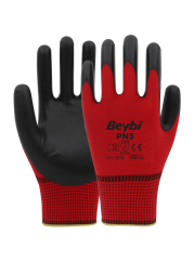 PN3 Nitril Kaplı Polyester Eldiven ( 288 ÇİFT / KOLİ )