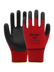 PN3 Nitril Kaplı Polyester Eldiven ( 288 ÇİFT / KOLİ )