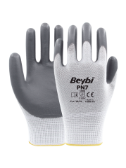 PN7 Polyester Örme Nitril Eldiven ( 288 ÇİFT / KOLİ )