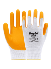 PN7 Polyester Örme Nitril Eldiven ( 288 ÇİFT / KOLİ )