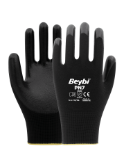 PN7 Polyester Örme Nitril Eldiven ( 288 ÇİFT / KOLİ )