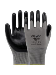 PN810 Polyester Örme Nitril Eldiven ( 288 ÇİFT / KOLİ )