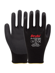B-FLEX120 Micro / Mikro Köpük Nitril Kaplı Polyester Eldiven ( 144 ÇİFT / KOLİ )