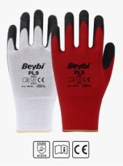 PL9 Lateks Kaplı Polyester Eldiven ( 288 ÇİFT / KOLİ )