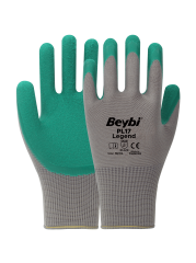 PL17 Legend Polyester Örme Lateks Eldiven ( 144 ÇİFT / KOLİ )