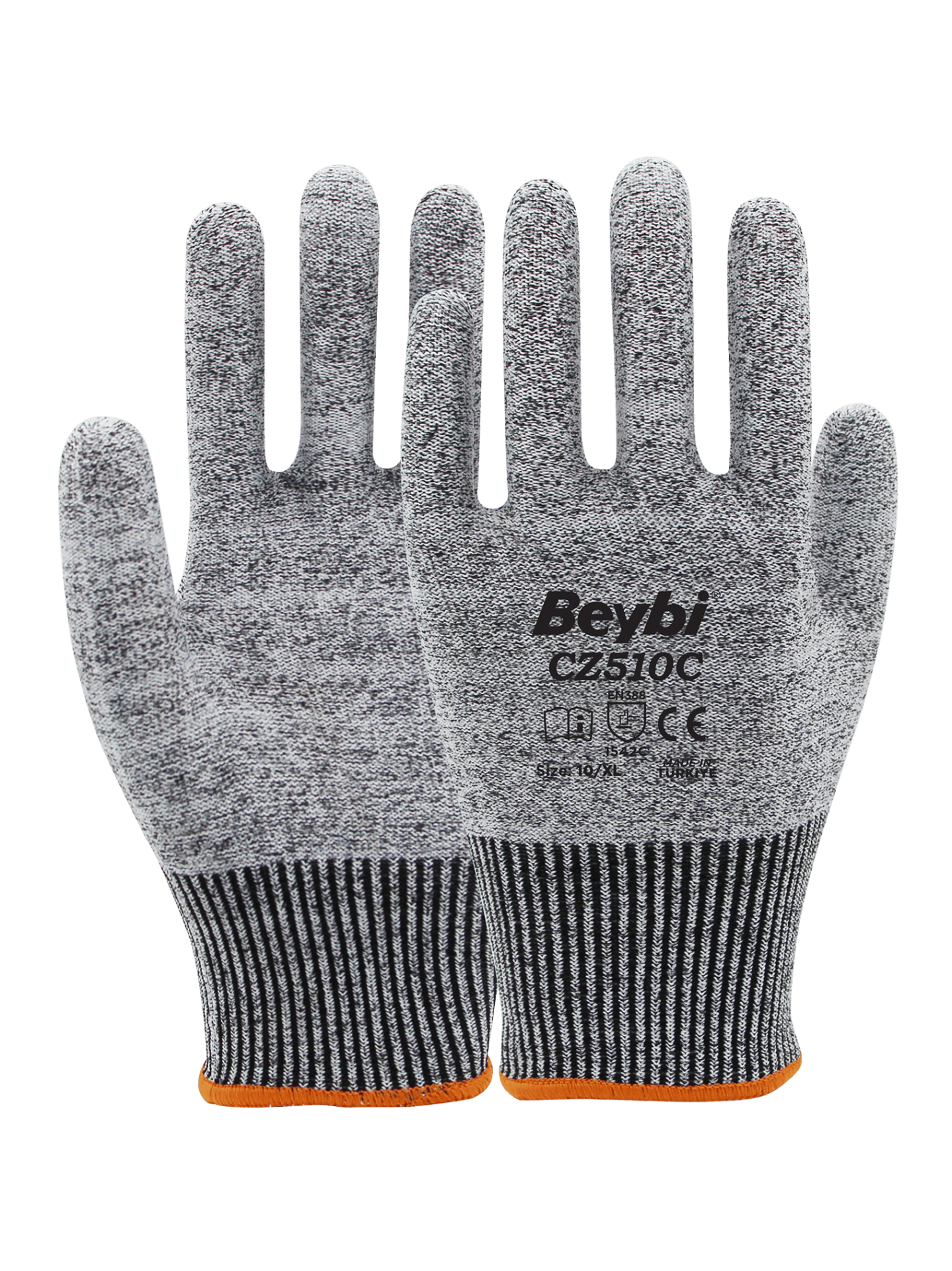 CZ510C Kaplamasız Kesilmeye Karşı Dirençli Eldiven 8 ( 24 ÇİFT / KOLİ )
