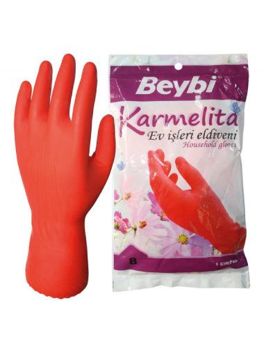 Karmelita Bulaşık Eldiveni ( 200 ÇİFT / KOLİ )