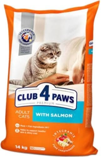 CLUB4PAWS PREMIUM SOMONLU YETİŞKİN KEDİ MAMASI 14 Kg
