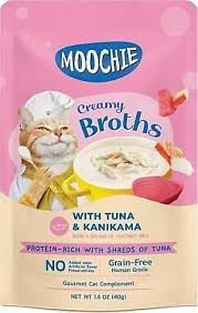 Moochie çorba kedi ödülü Ton-kanikama 40gr 16’lı