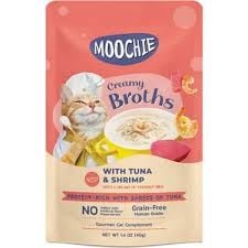 Moochie çorba kedi ödülü Ton-karides 40gr 16’lı