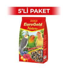 Eurogold paraket yemi 750gr 5’li