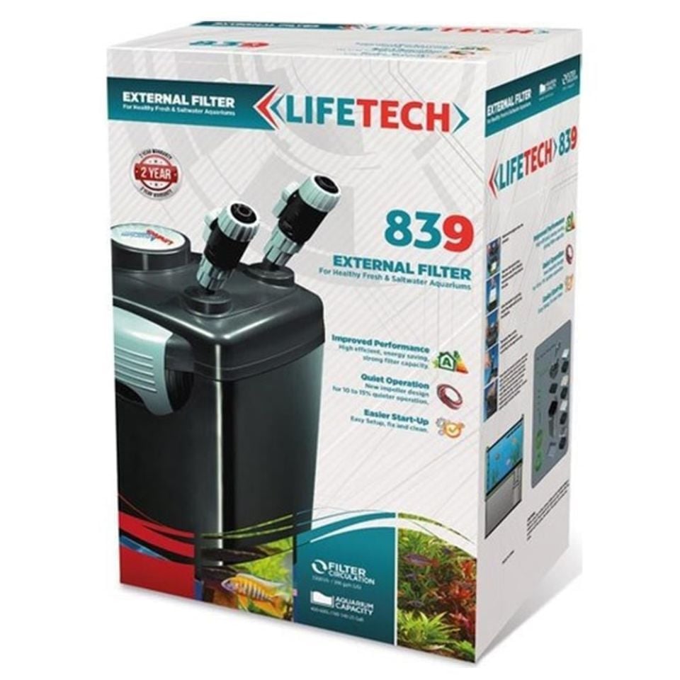 LİFETECH DIŞ FİLTRE SİYAH KOVA İÇİ DOLU 1500 L/h