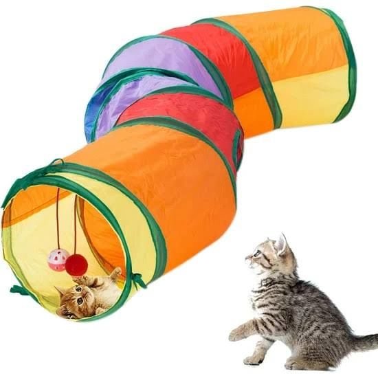 Kıvrımlı kedi oyun tüneli DG-1700