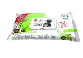M pets bamboo xl kedi köpekler için temizleme mendili
