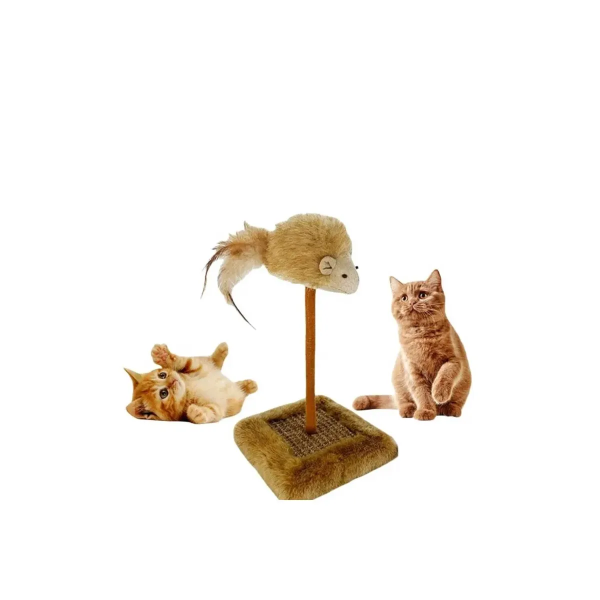 FARE BAŞLI SESLİ HACI YATMAZ KEDİ OYUNCAK