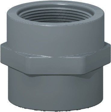 U Pvc Adaptör (İç Dişli) 63 mm