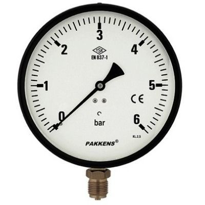 Ø50 0-1 BAR ALTTAN ÇIKIŞ KURU MANOMETRE
