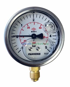 Ø100 -760..0 MMHG GLİSERİNLİ MANO VAKUMETRE