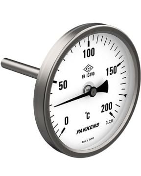 Ø63 -30+60C 5 CM ARKADAN ÇIKIŞ TERMOMETRE
