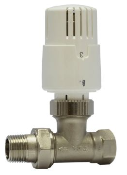 Termostatik Vana Düz Tip  E.C.A. TRV4 - 1/2''