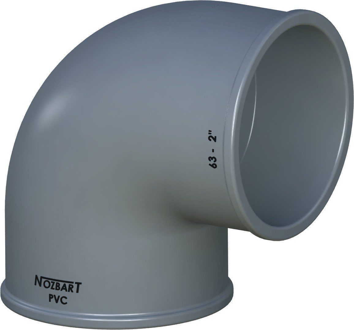 U Pvc Dirsek (90 Derece) 40 mm