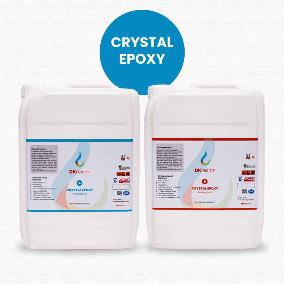 Crystal İnce Döküm Epoksi 12 kg