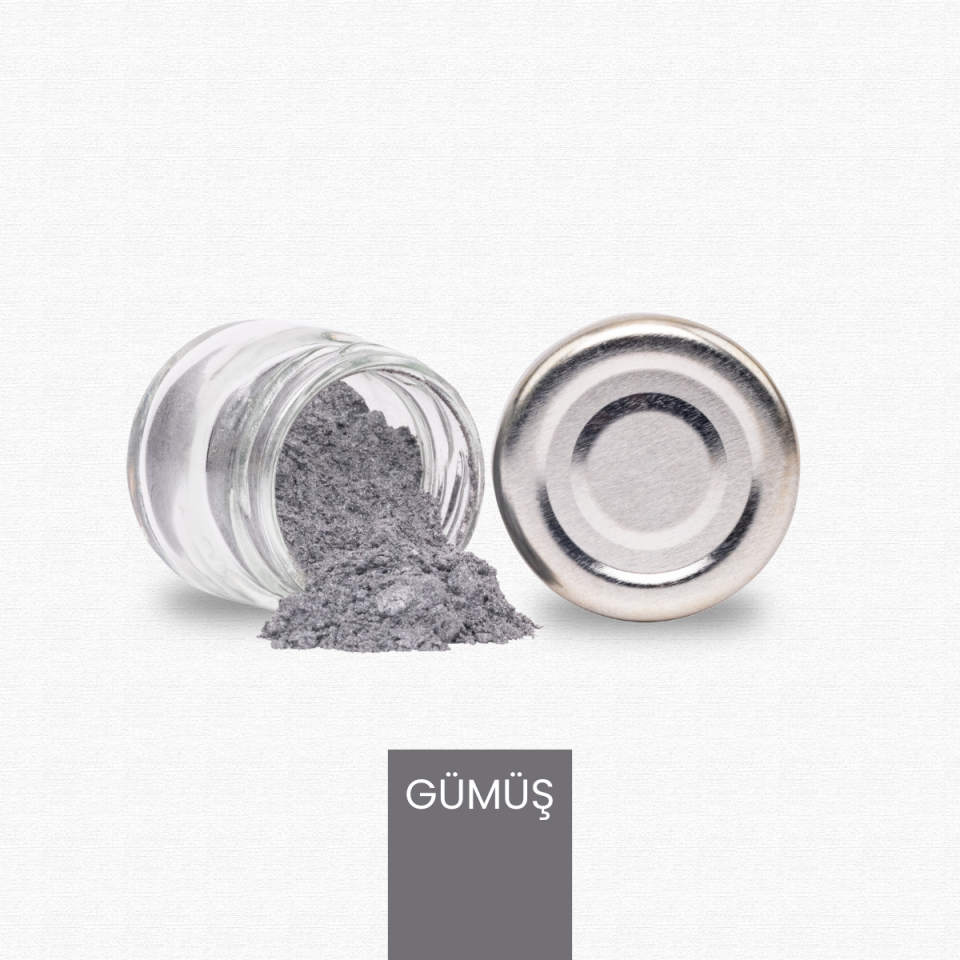 Sedefli Toz Pigment Gri