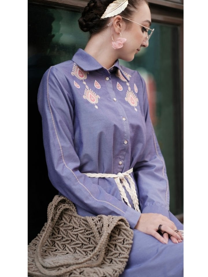 Damla Tunik Mor