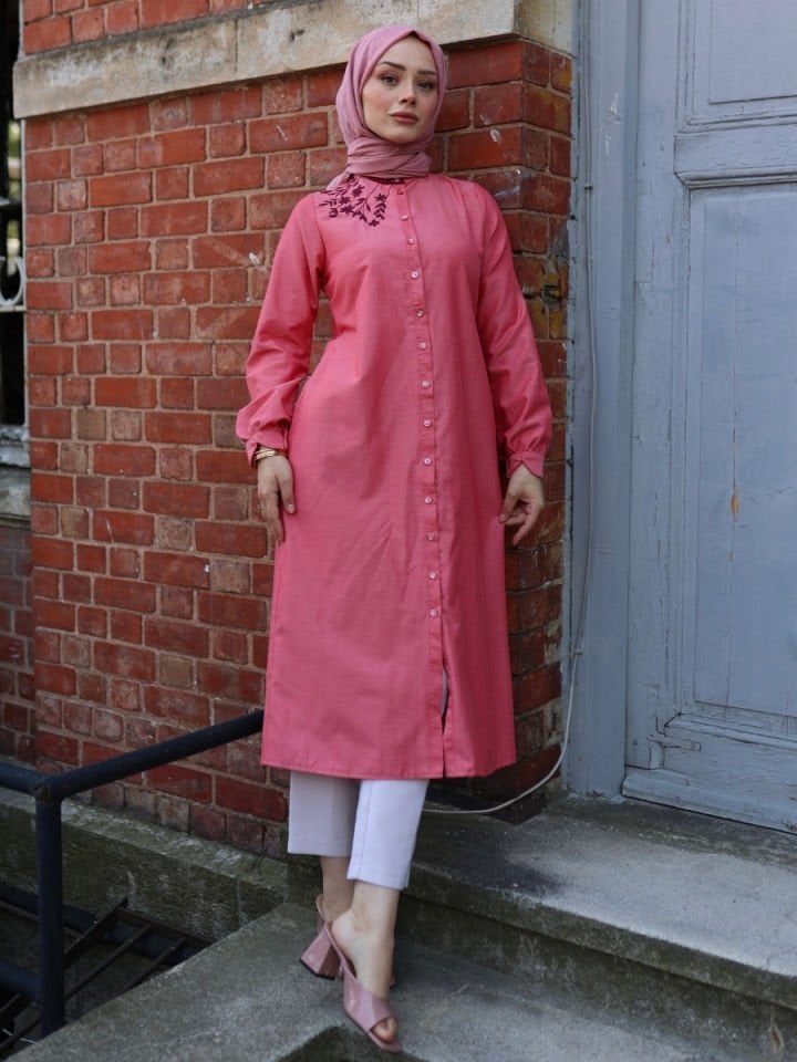 Layla Tunik Pembe